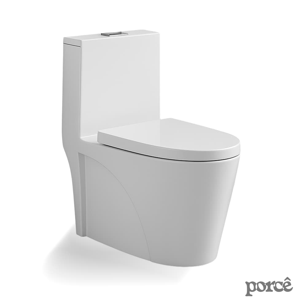 Vaso Sanitário Monobloco Porcê Maximus Privada Com Assento Branco (PVS50MBSFA-BR)