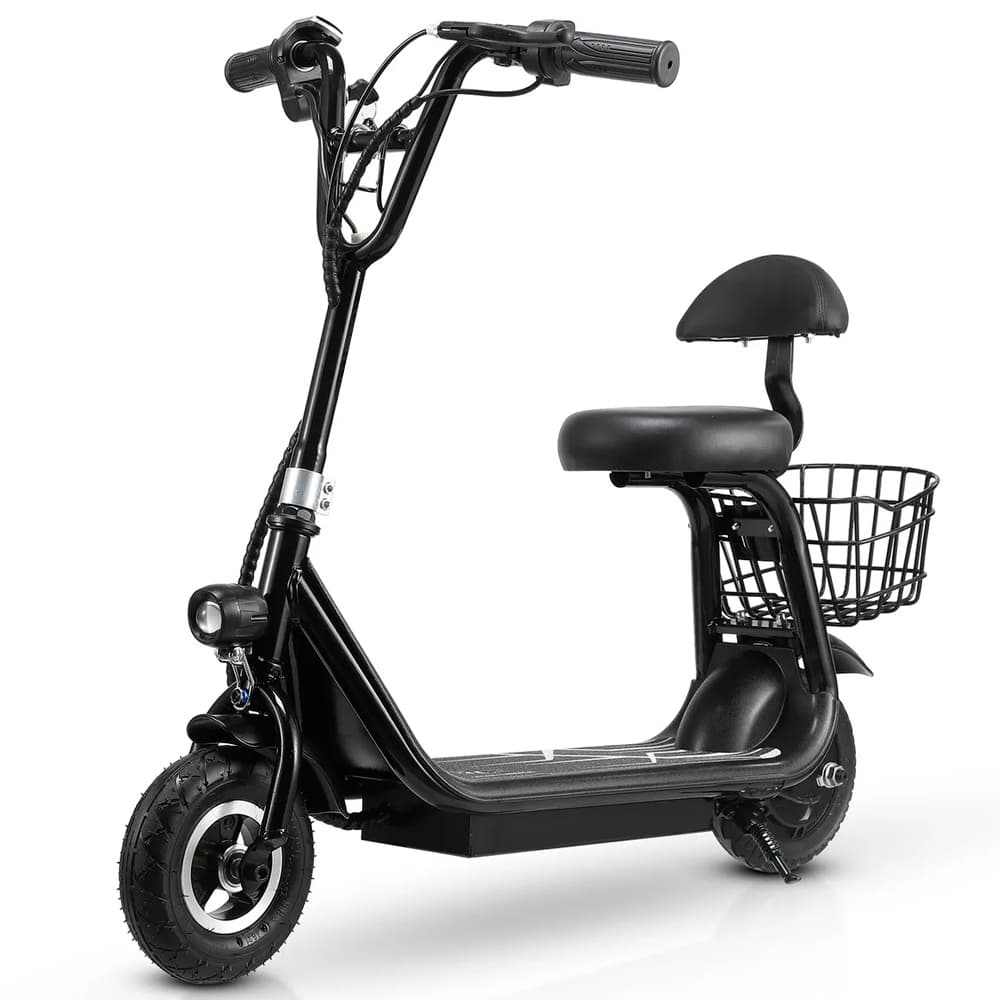 Patinete Elétrico Portátil Infantil de 350W Com Assento Com Luz LED E Musica Bluetooth APP