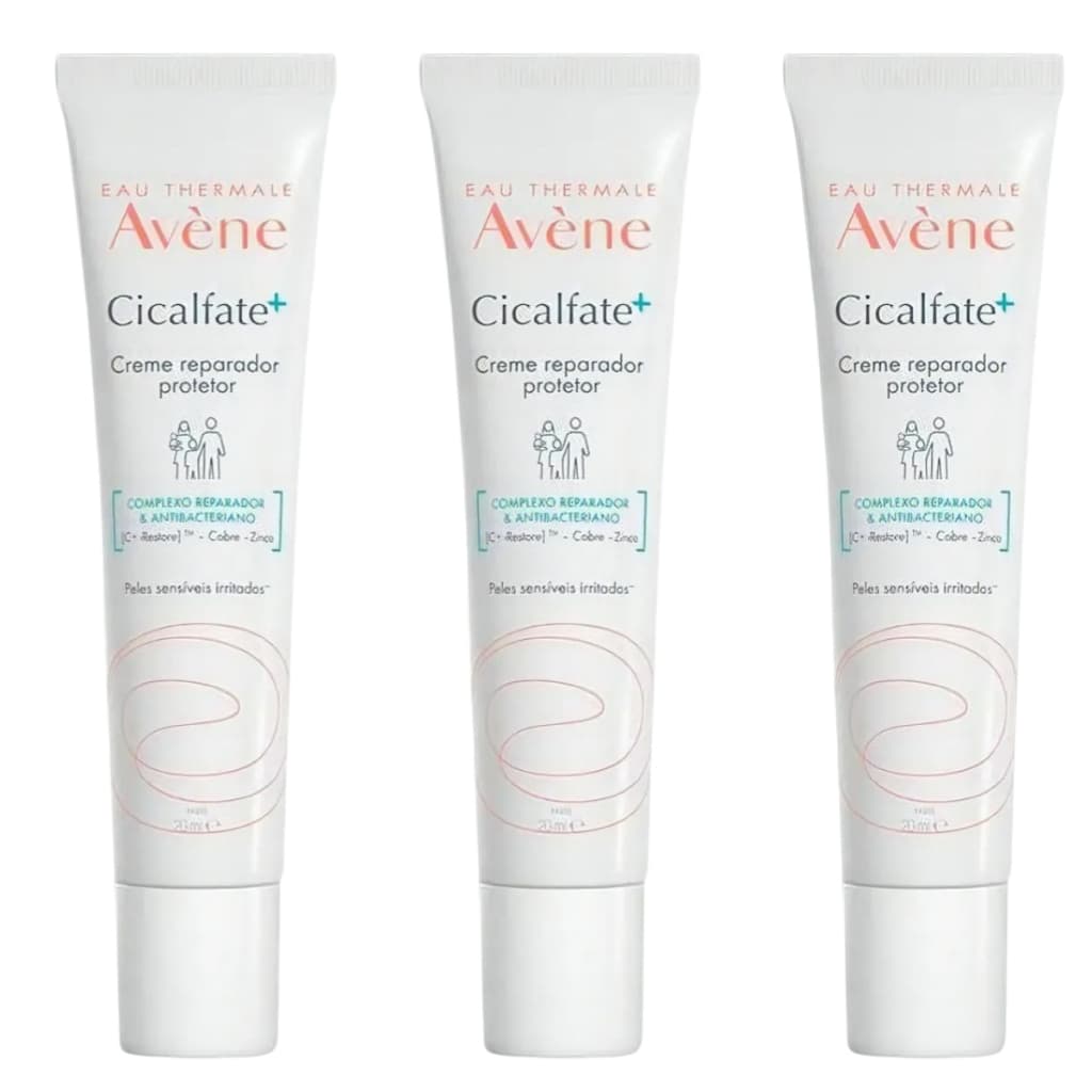 Kit 3 Creme Reparador Protetor Cicalfate 20ml - Avène