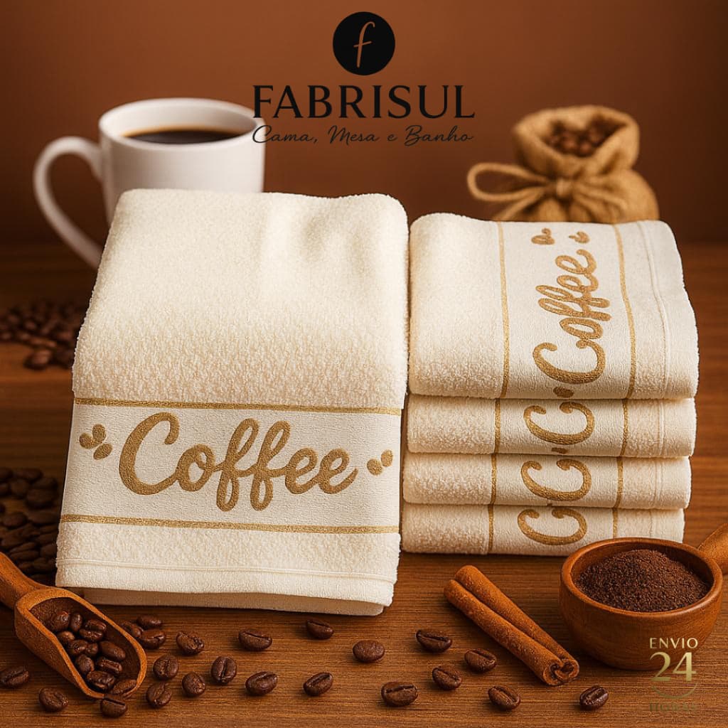 Kit 5 e 3 Panos de Copa Felpudos Jacquard 100% Algodão Alta Absorção 45x60cm