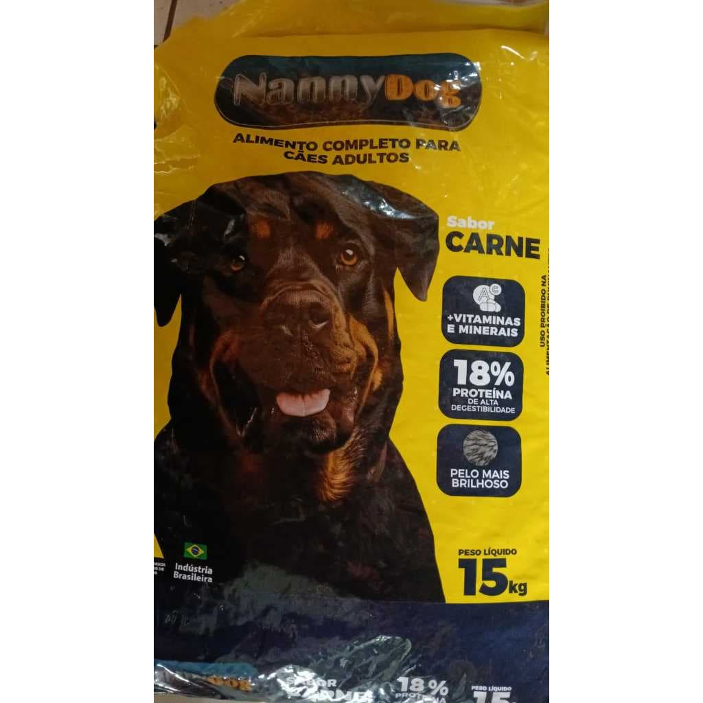 RAÇÃO NANNY DOG PARA CAES ADULTO 15 KG