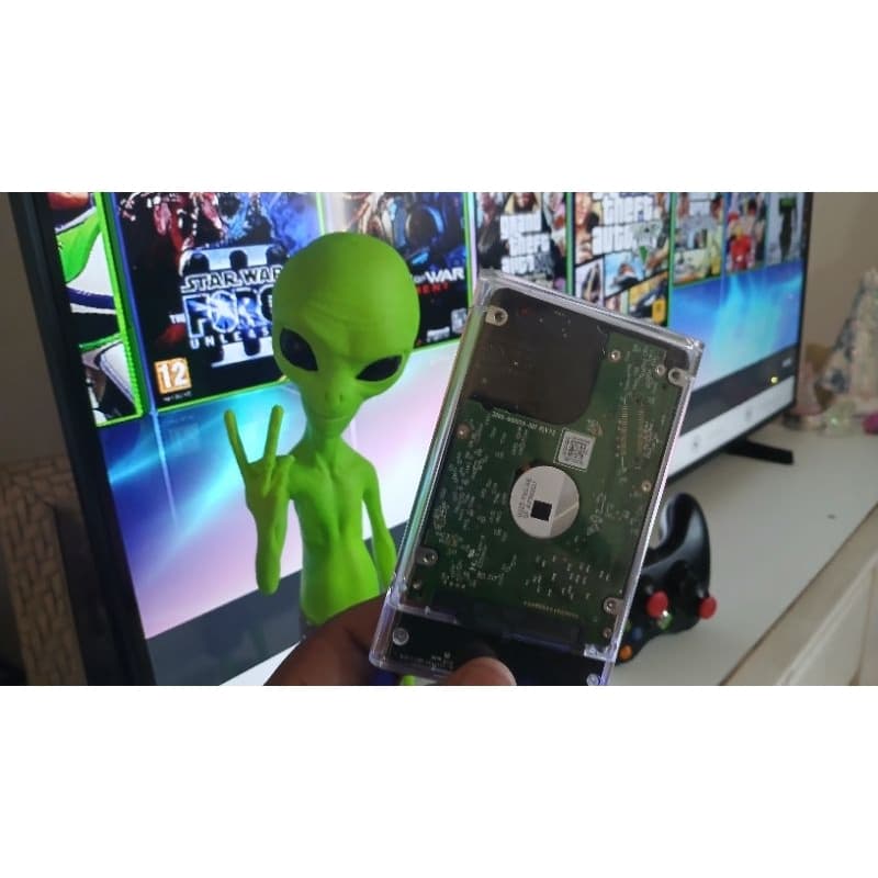 HD Externo RGH com Exploit, Desbloqueia Qualquer Xbox 360, 80 Jogos