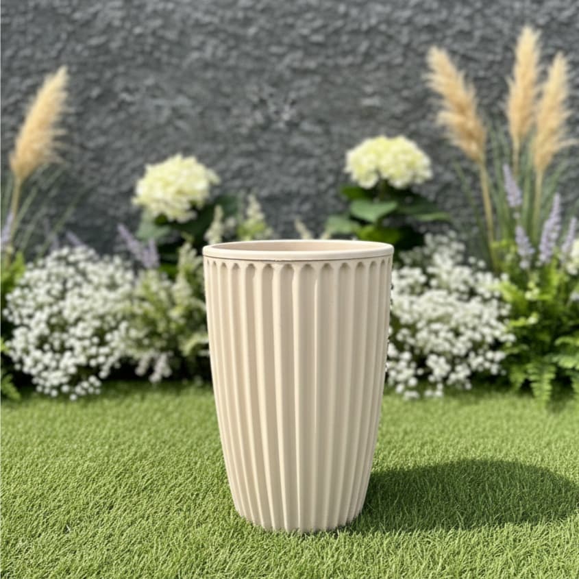Vaso Planta Flor Coluna Romana Nº1 Polietileno Jardim Varanda Luxo 3D