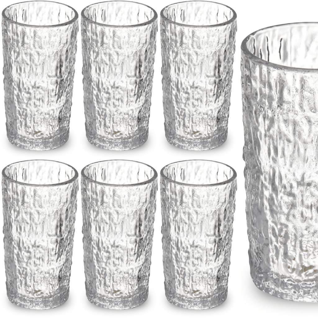 Kit 6 Copos De Vidro Reforçado Grosso 300ml Para Suco Água Refrigerante Sofisticado