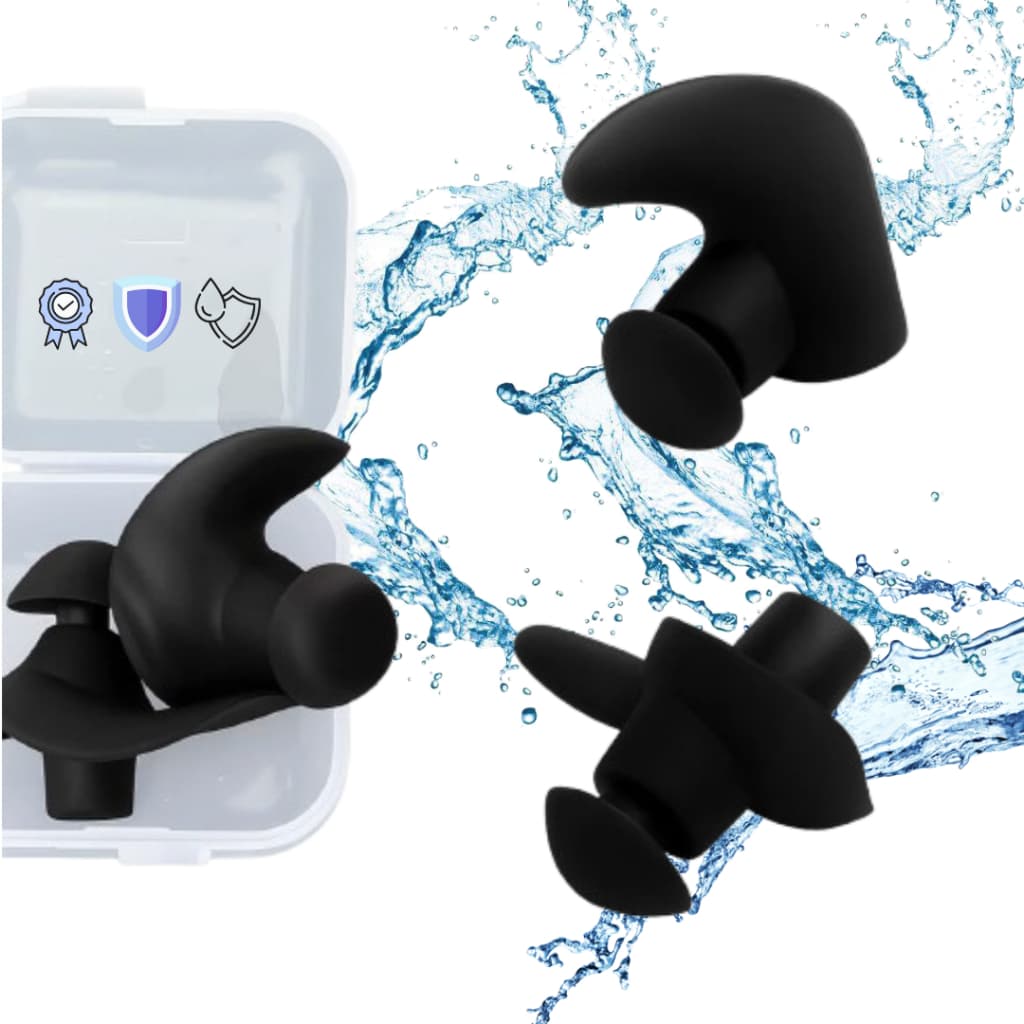 Abafador de Ouvido Silicone Reutilizável Para Dormir Estudar Protetor Auricular