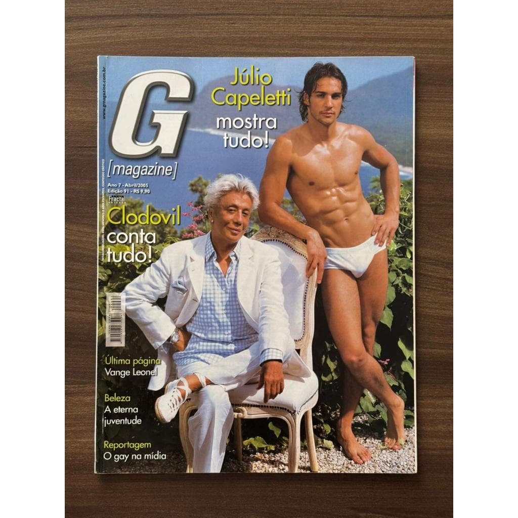 G Magazine Clodovil e Julio Capeletti