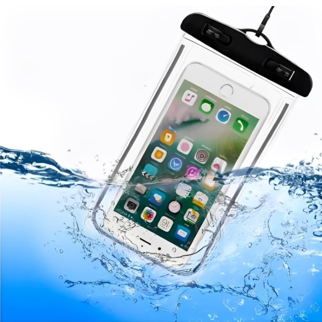 Capa Celular Bolsa Case Estanque A Prova D'água Transparente Universal Praia Piscina Viajar Pesca