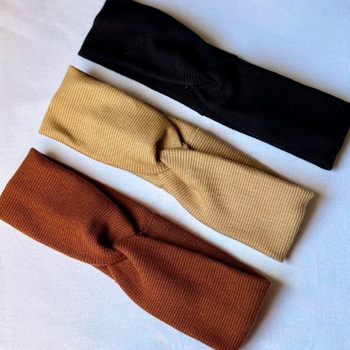 Kit 03 Faixas de Ribana Canelada para Cabelo Conforto e Alta Qualidade