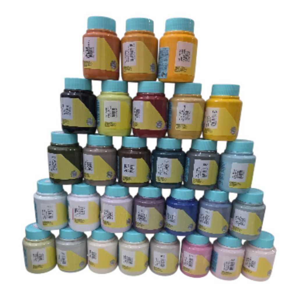 Tinta Chalk Paint Acrilex 100ml - Efeito Giz Ultra Fosco para Artesanato e Restauração