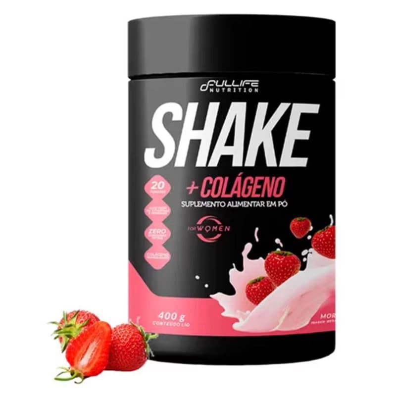 Shake Zero Açúcar + Colágeno Substituto de Refeição 400g Fullife