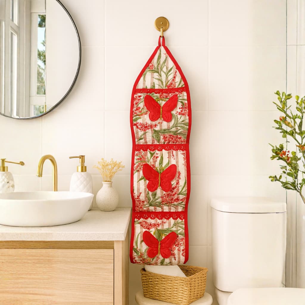 Porta Papel Higiênico 3 Rolos Poliester Matelado Ultrassônico