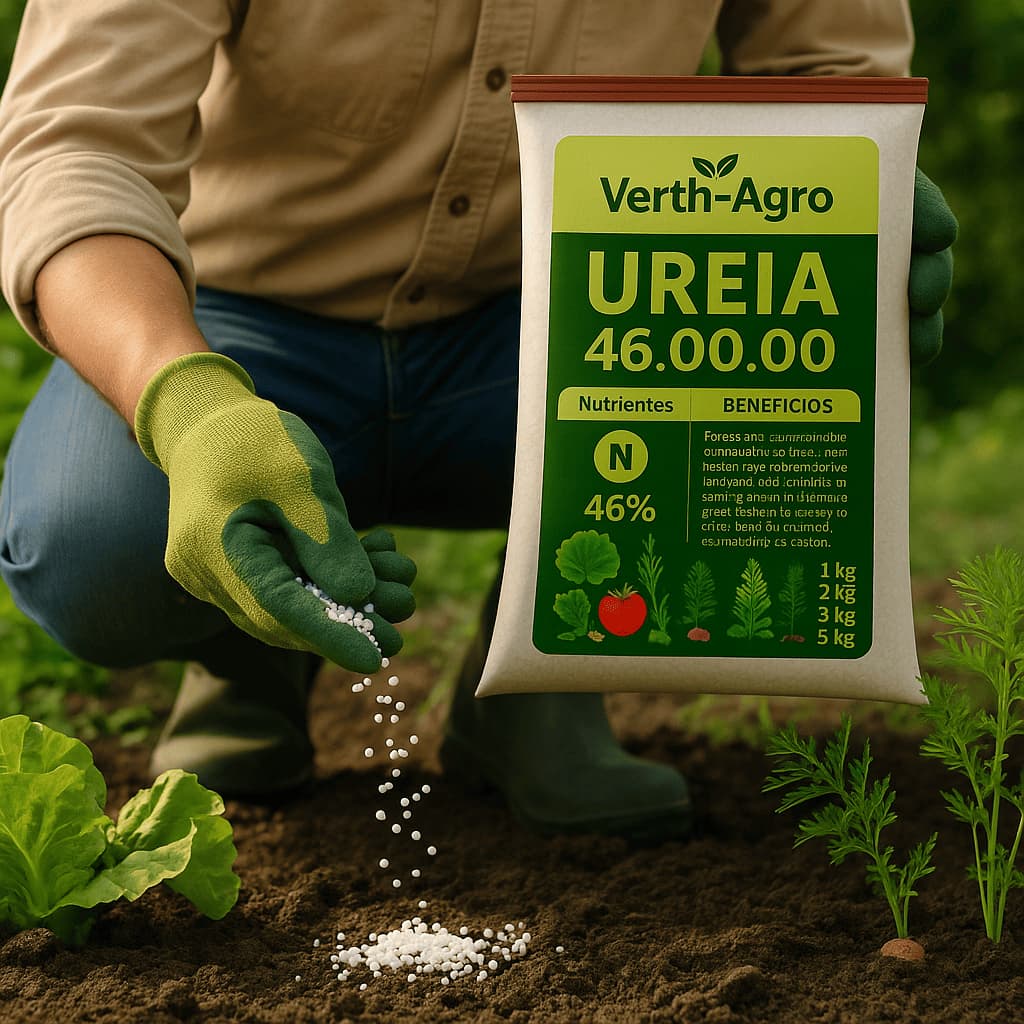 Adubo Fertilizante Ureia Premium NPK 46-00-00 Nutrição Crescimento Floração Frutificação | 5kg 10kg 15kg 20kg 25kg