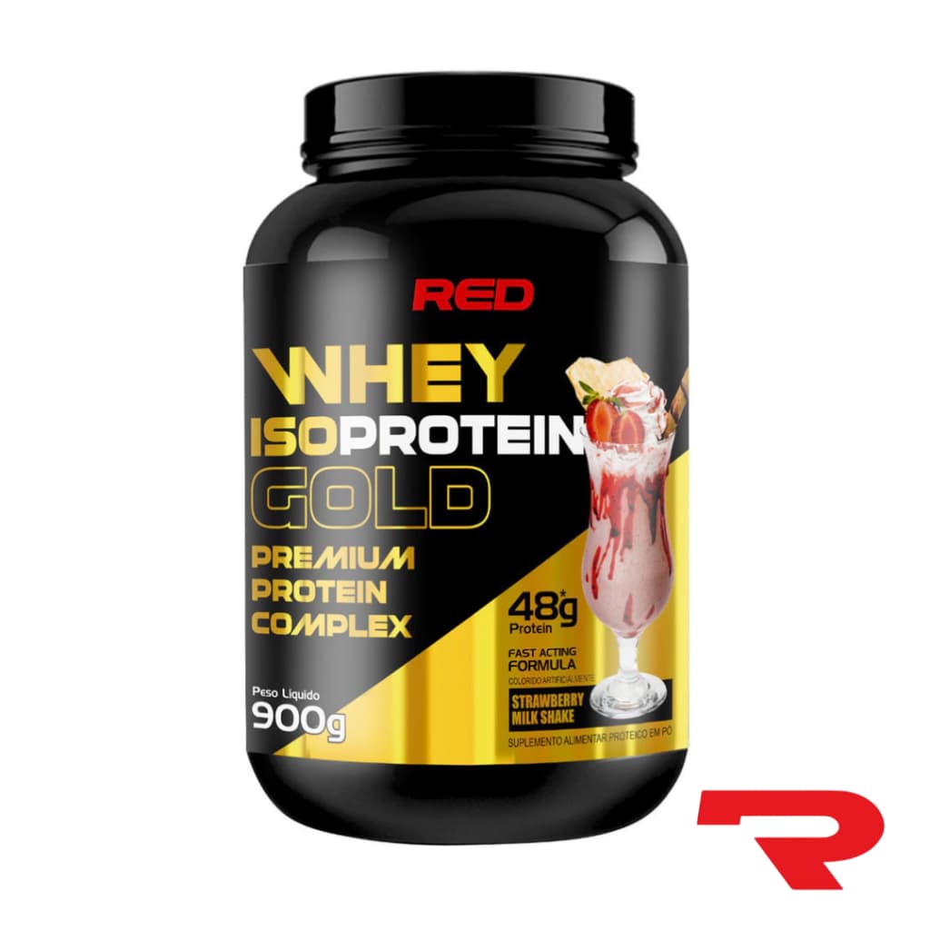 Whey Protein Isolado e Concentrado Isoprotein Gold 900g  Red Series