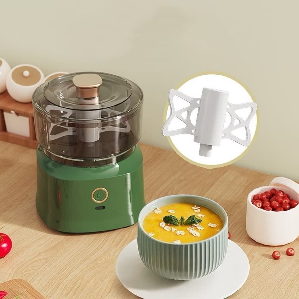 Mini Processador De Alimentos Elétrico Picador De Alho Triturador De Pimenta 350ml airer