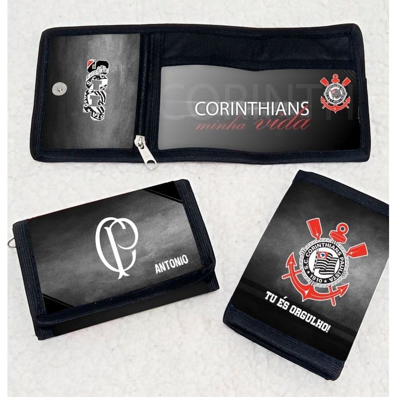 Carteira Corinthians infantil