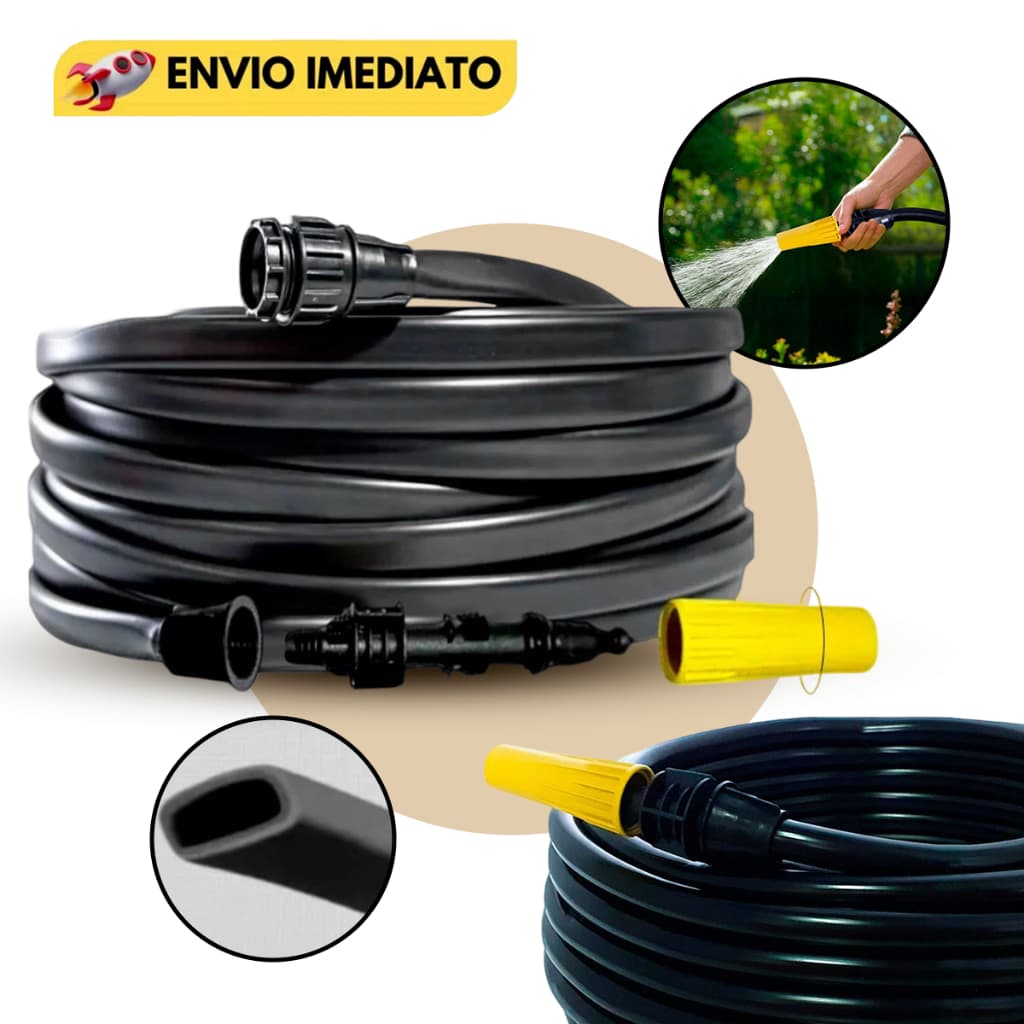 Mangueira de Jardim Anti Torção e Anti Dobras 5 Á 50 Metros