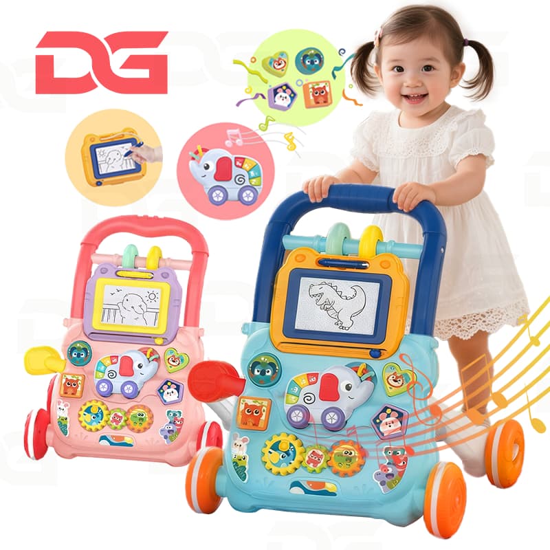 Andador Didático Bebê Musical Empurrador Didático Educativo Quadro Magico Educativo Infantil Baby P20