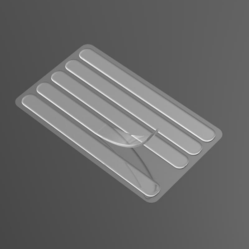 100 Kit Adesivo Anti Ruído De Silicone Para Portas E Janelas Absorve Impacto Aplicação Seca Em Segundos Fixação Sólida