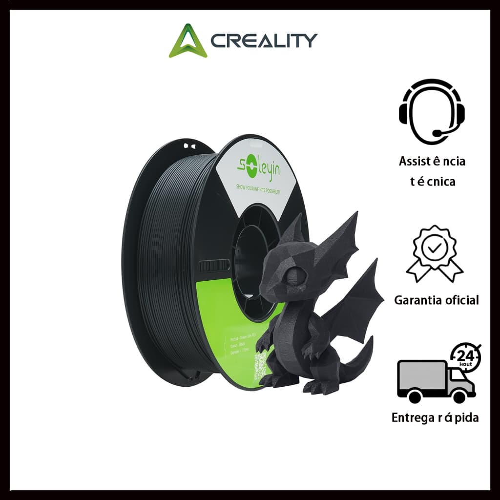 Creality Soleyin Ultra PLA 1.75mm Filamento Impressora 3D oficial
