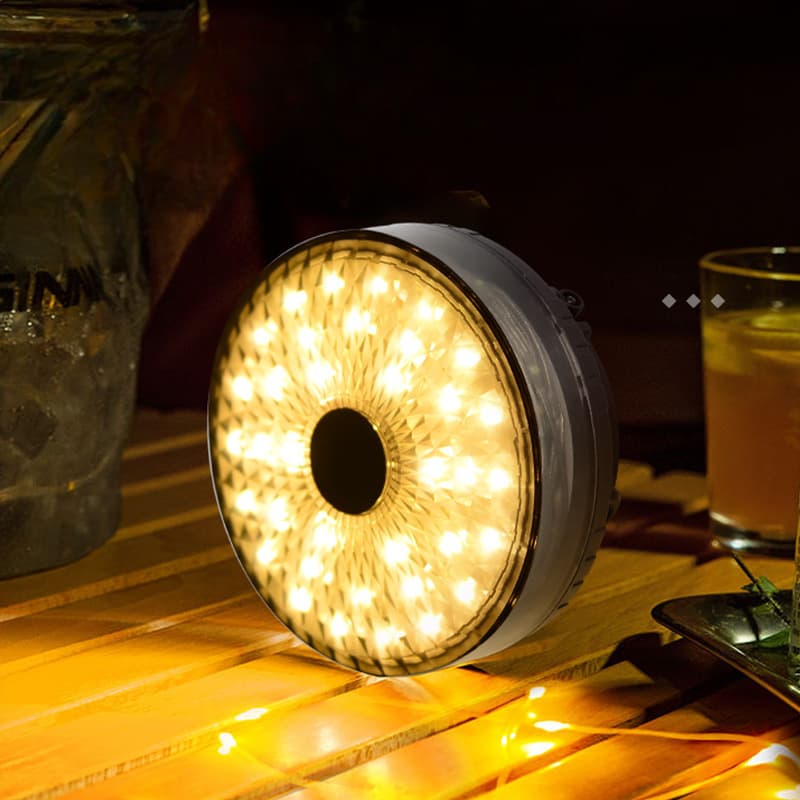 Luminária Led Com Corda De 8 Metros Recarregável USB-C Para Decoração Portátil