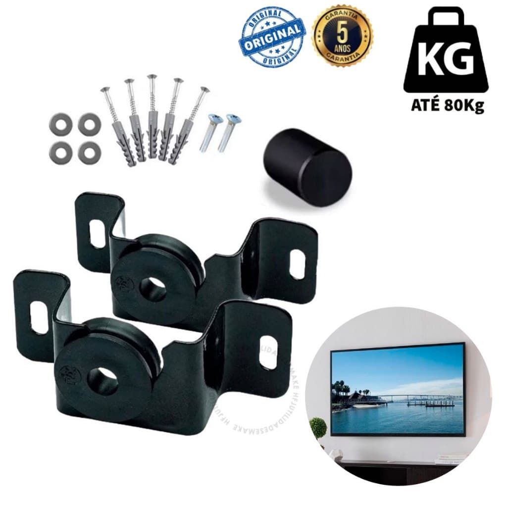 Suporte Universal Fixo Para Smart TV LED LCD 4K De 10 À 100 Polegadas Original Parede Painel