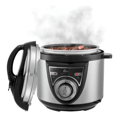 Panela De Pressão Elétrica 4L Kian Preto Inox 127V