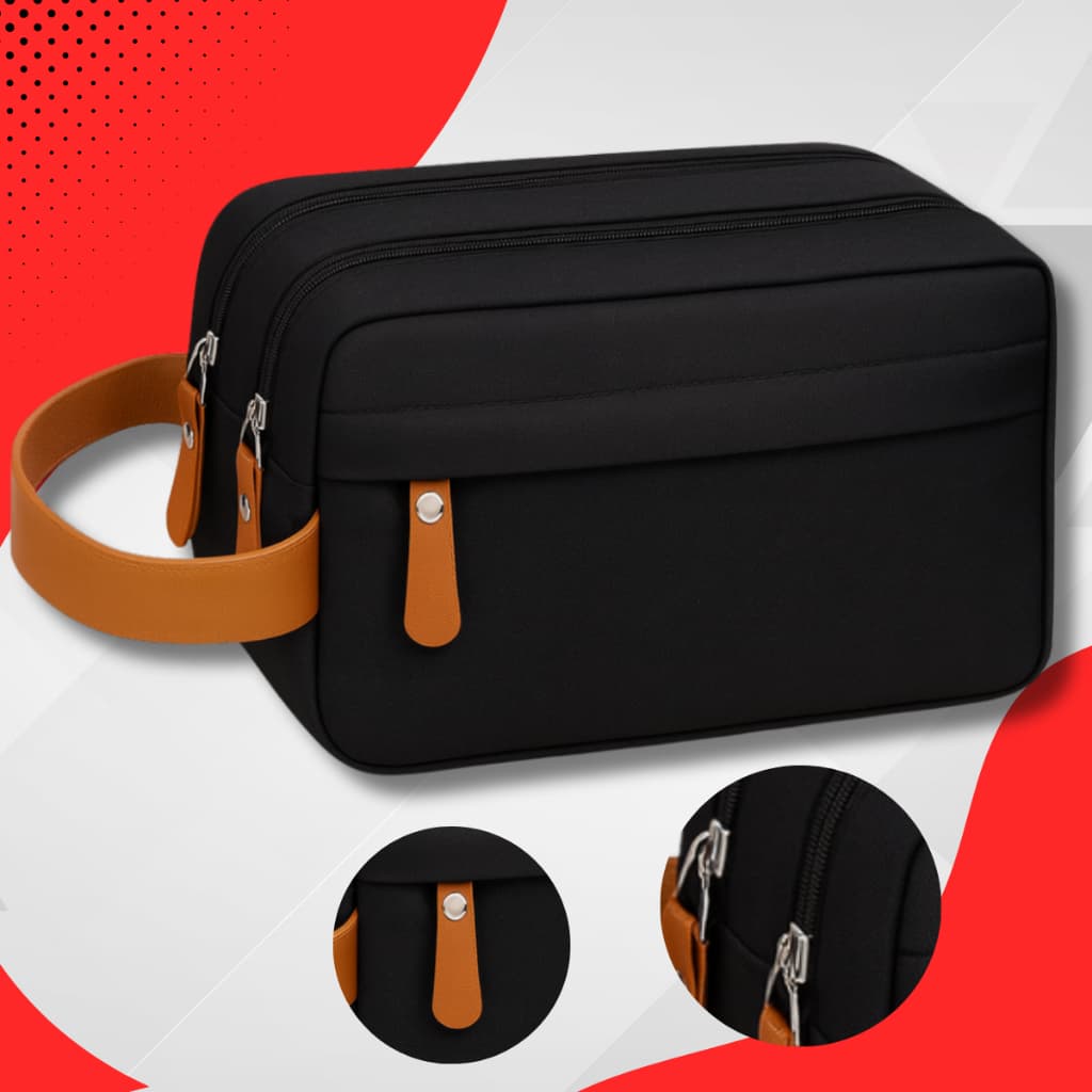 Necessaire Viagem Trabalho Masculino Feminino Impermeavel Organizador Cosméticos Unissex Estojo
