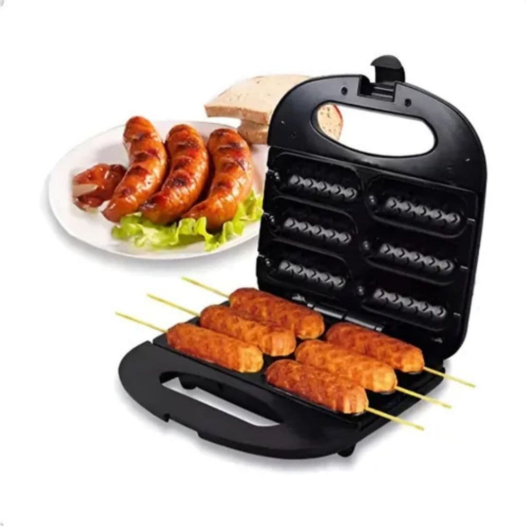 Máquina de Crepe Crepeira Elétrica Antiaderente Hot Dog Queijo Coalho Espetinho No Palito LCK.XHL_STORE