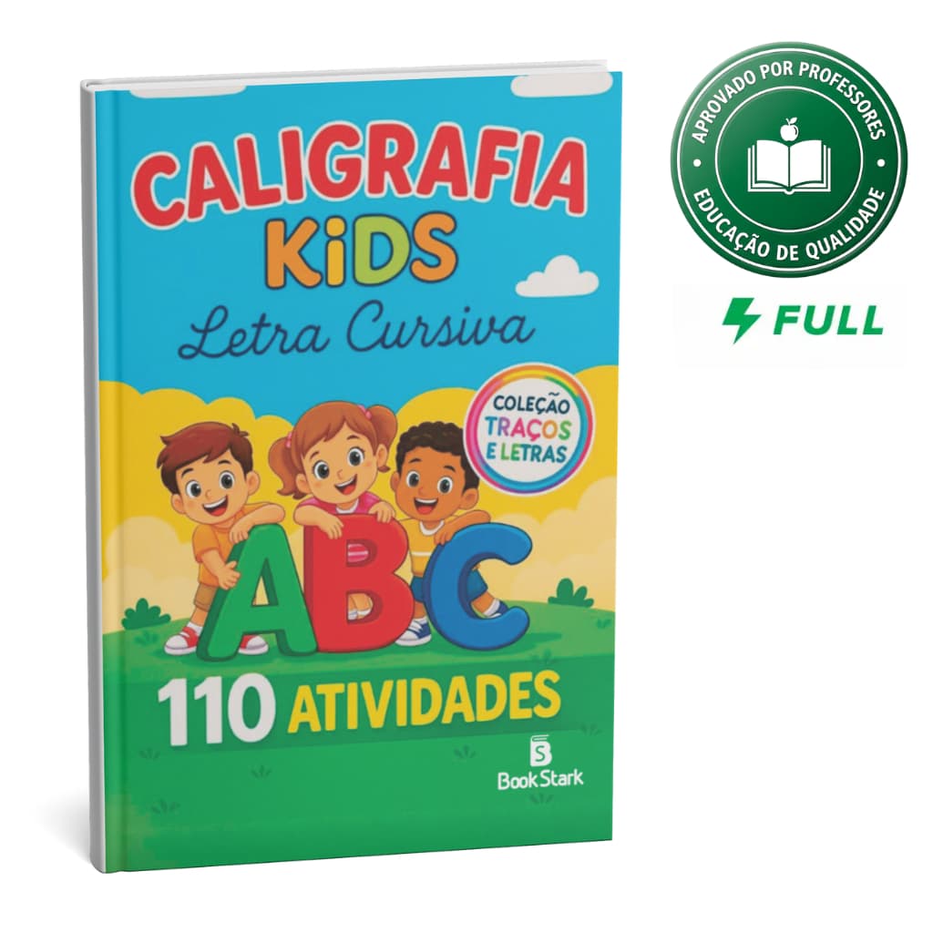 Caderno De Caligrafia Infantil Com 110 Atividades Para Praticar