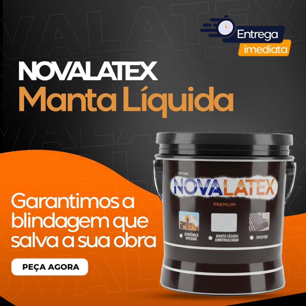 Manta Líquida NOVALATEX Emborrachada Impermeabilizante hidro-repelente - 18KG