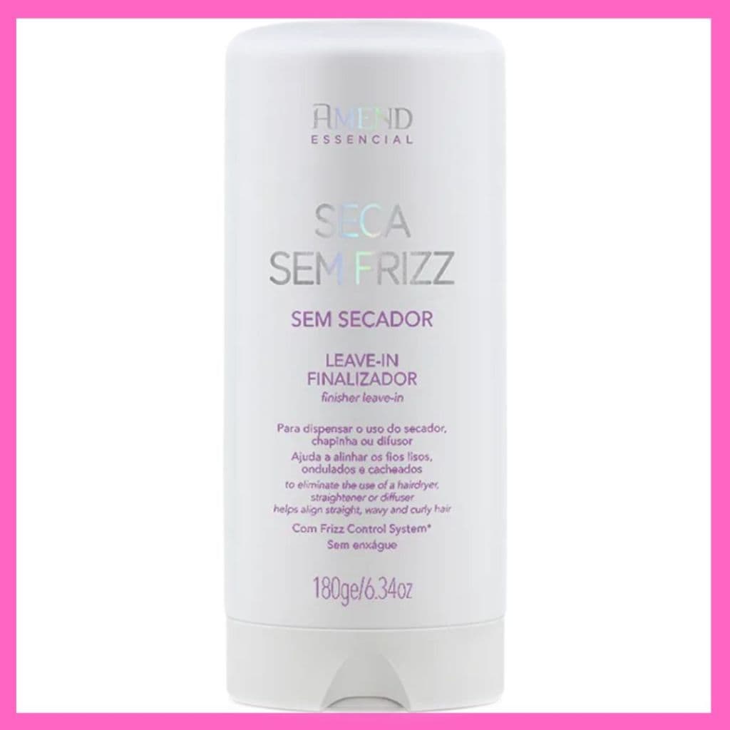 Amend Essencial Seca Sem Frizz Proteção térmica 180ml