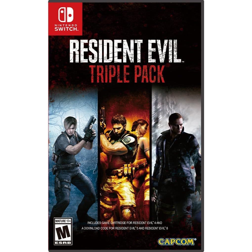 Resident Evil Triple pack 3 jogos em 1 Nintendo Switch