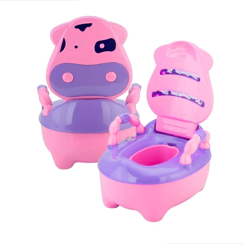 Troninho Penico Infantil Fazenda Musical Prime Baby Pinico com Sons para o Treinamento Seguro Cores