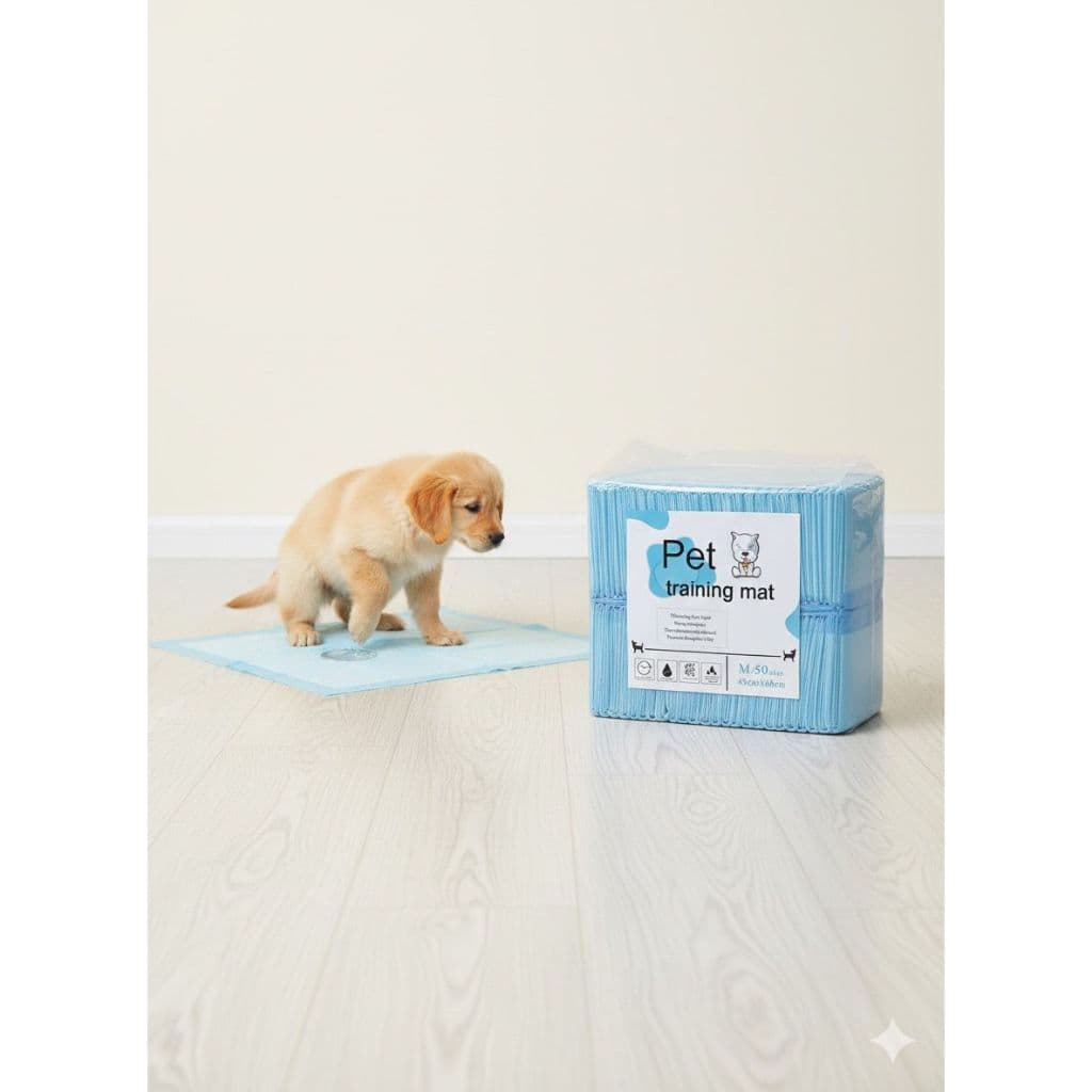 Tapete Higiênico Descartável para Cães e Gatos 45x60cm com 50 unidades - SEM ADESIVO  xixi passeio casa