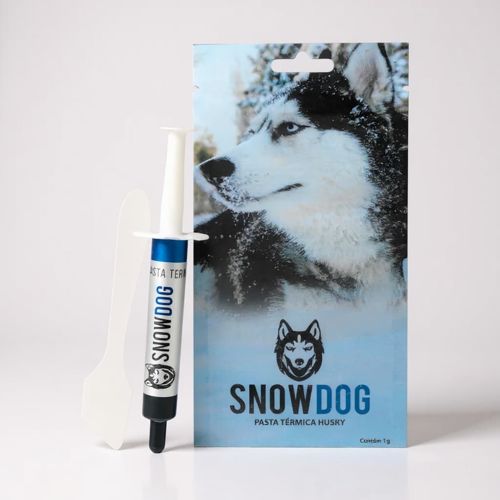 Pasta Termica SnowDog Husky 1g - Alta Perfomance para Processador e Placas de Vídeo