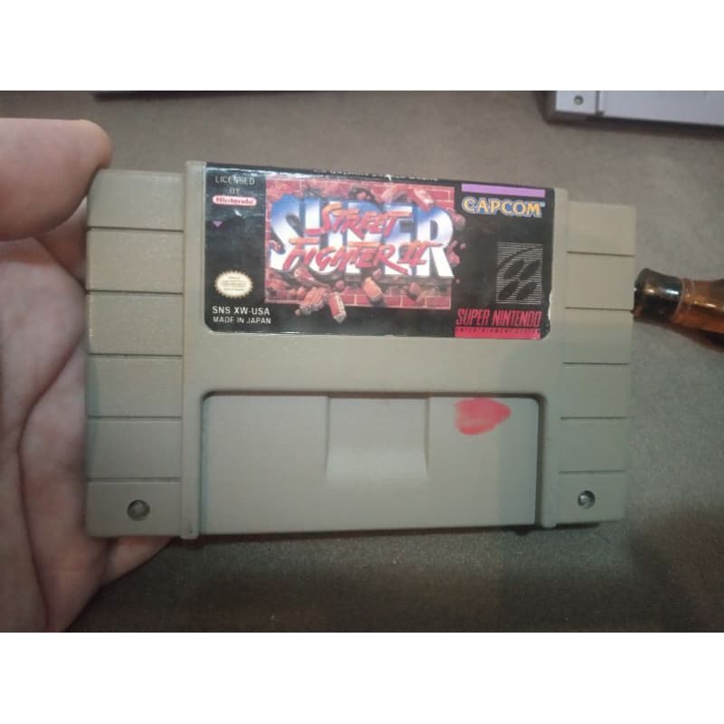 Super Street Fighter 2 Super Nintendo original americano.