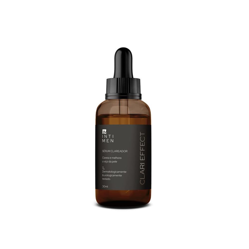 Clari Effect Clareador Íntimo Masculino 30ml – Uniformiza o Tom e Reduz Manchas na Região Íntima