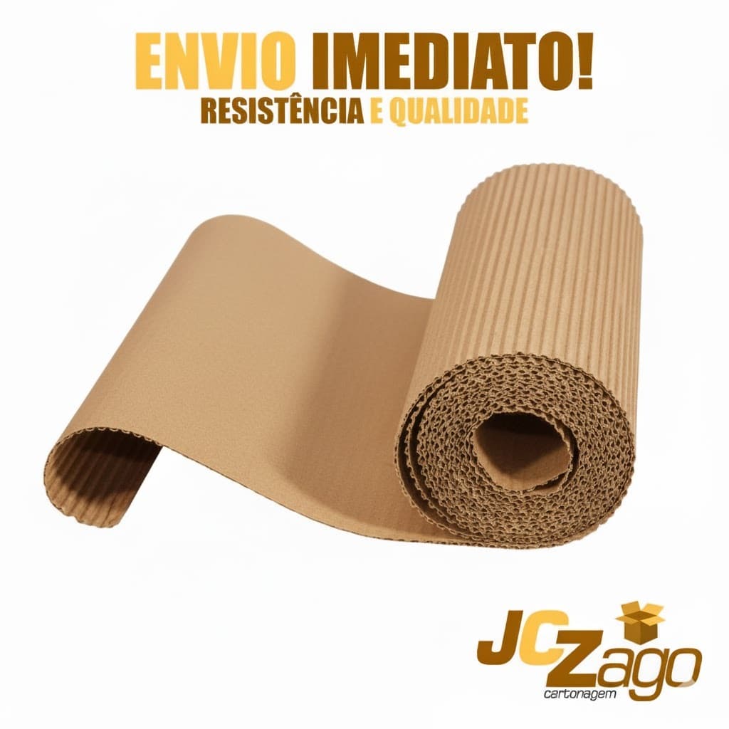 Bobina De Papelão Ondulado 40X30 Para Pisos, Pintura Em Geral.