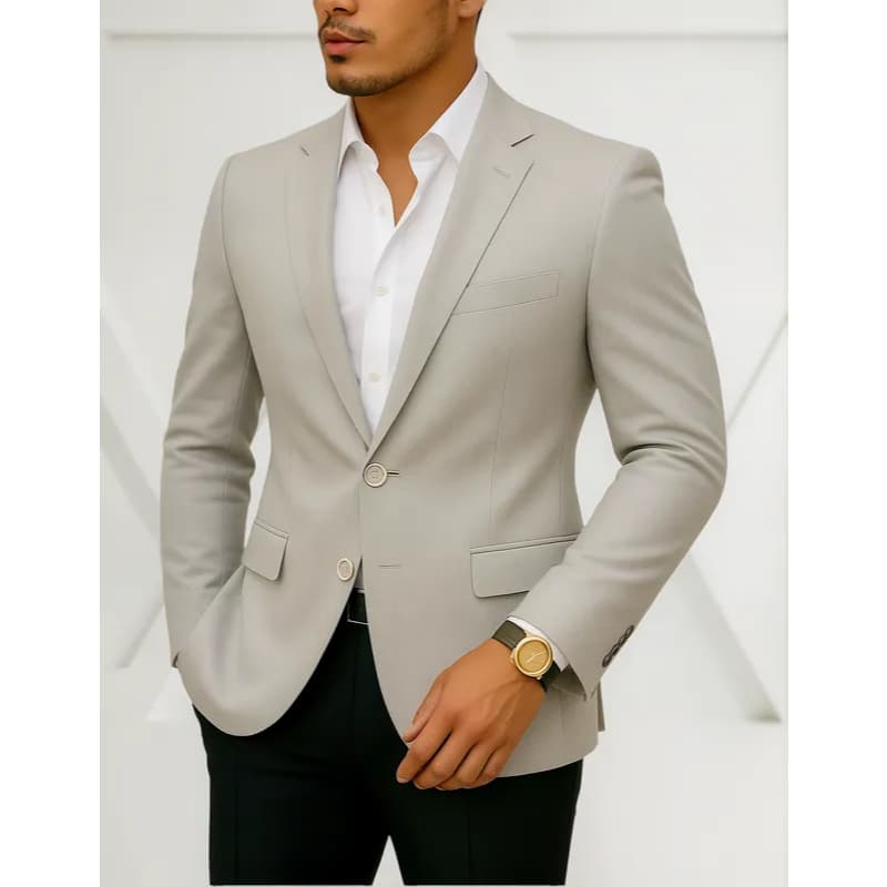 Blazer Masculino Linho Alfaiataria 2 Botões Premium