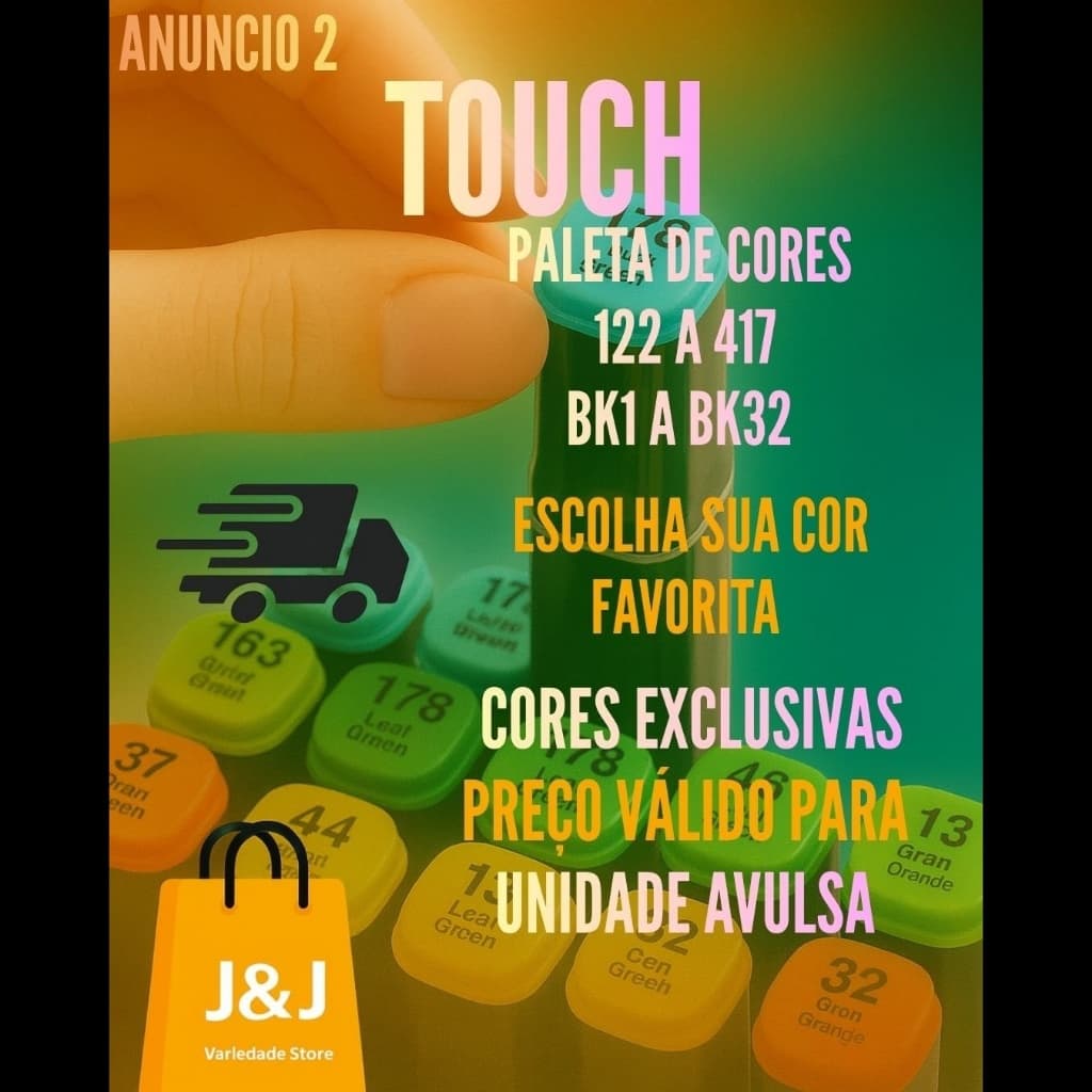 Caneta Marcador Touch Ponta Dupla  – Venda Avulsa – Unidade