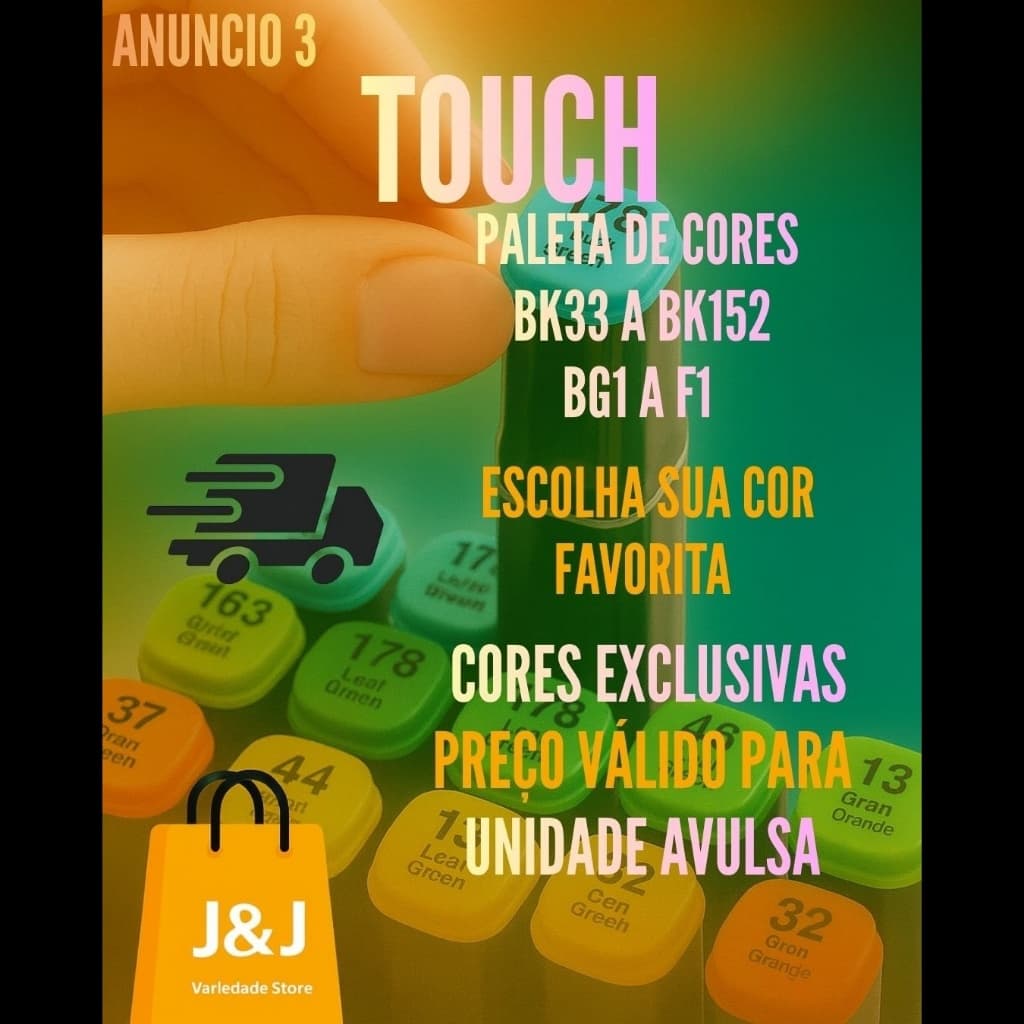 Caneta Marcador Touch Ponta Dupla  – Venda Avulsa – Unidade