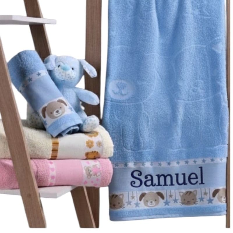 Toalha De Banho  Infantil Personalizada com Nome