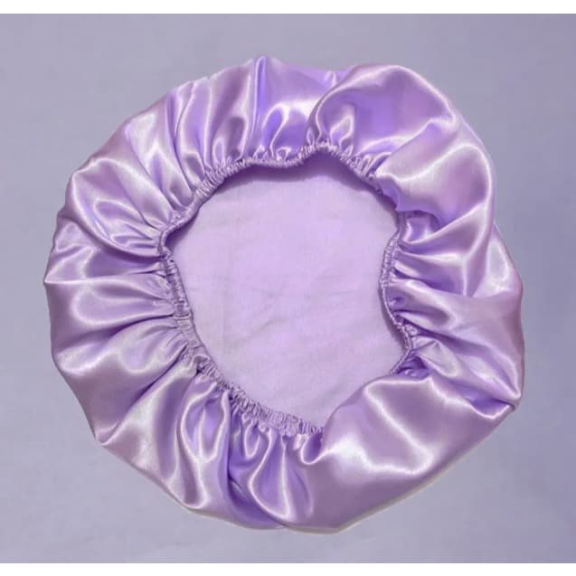 Touca de Cetim Lilás Proteção Capilar - Liso, Cacheado, Ondulado, Crespo | Sem Frizz - Maquiagem _ SkinCare
