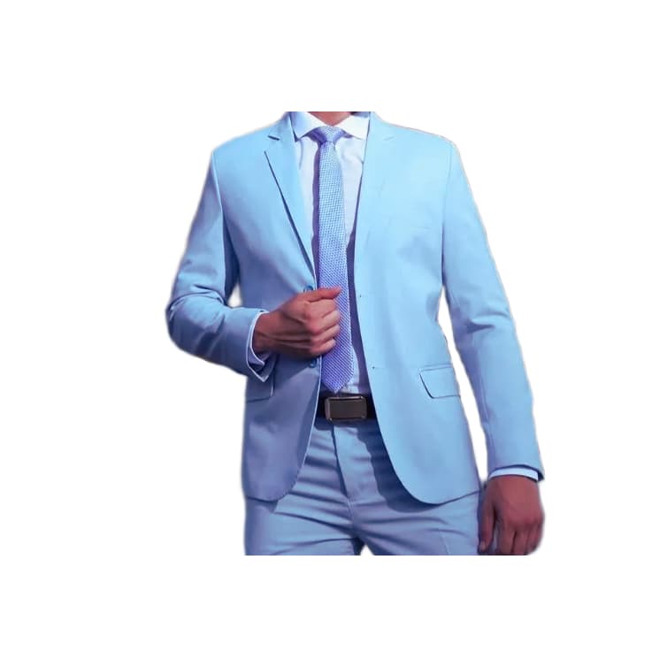 Terno Masculino Azul Slim Corte Italiano Coleção Nova