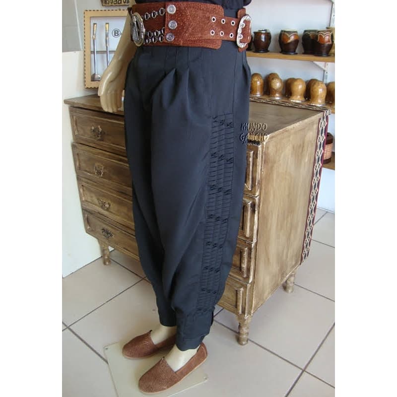 Bombacha com Favo em Alfaiataria