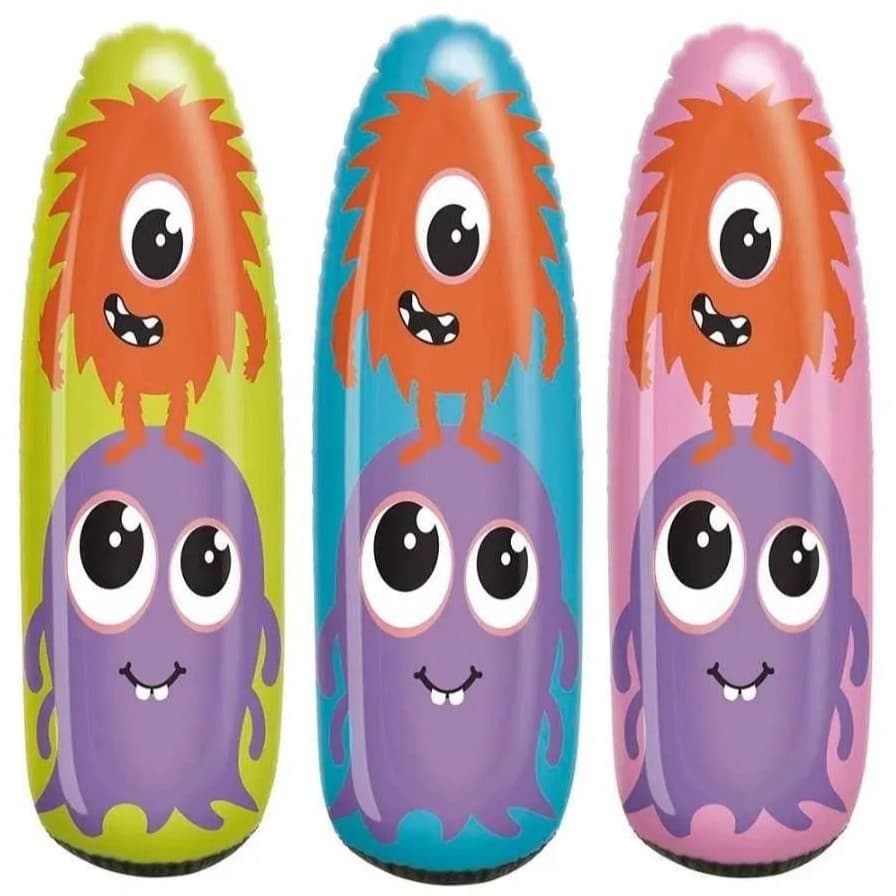 Joao Bobo Teimoso Brinquedo Infantil Inflável Monstrinhos Saco Pancada