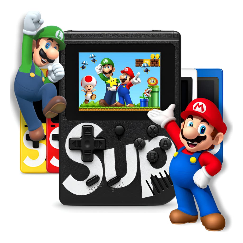 Sup Mini Video Game Portátil 400 Jogos Presente Natal Crianças Gameboy