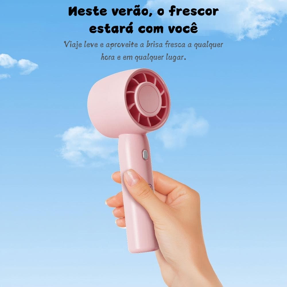 Ventilador portátil para cílios postiços, mini ventilador portátil recarregável via USB, secador de cola para cílios