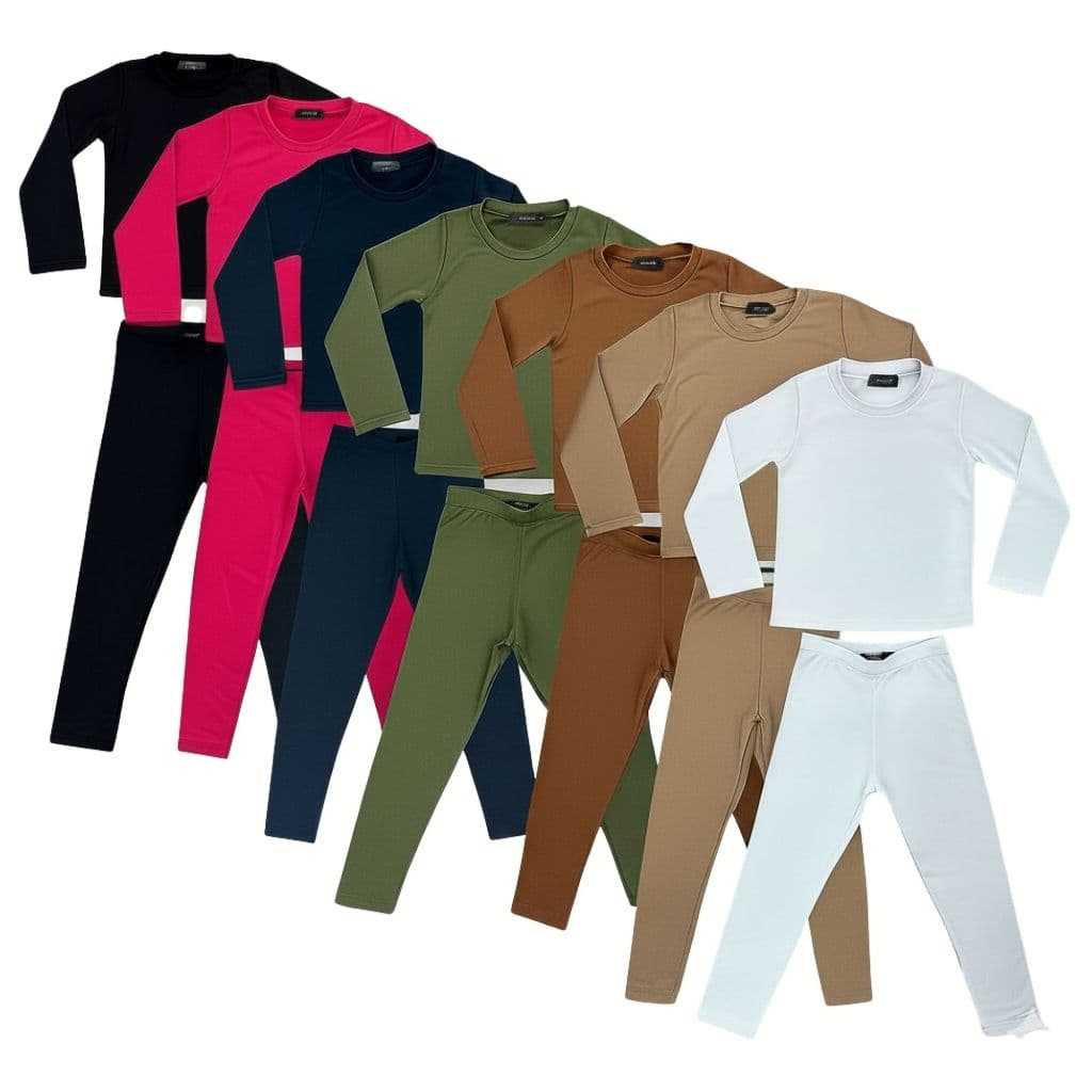 Conjunto Térmico Infantil Juvenil Menina e Menino - Segunda Pele Peluciada - Conjunto Blusa + Calça