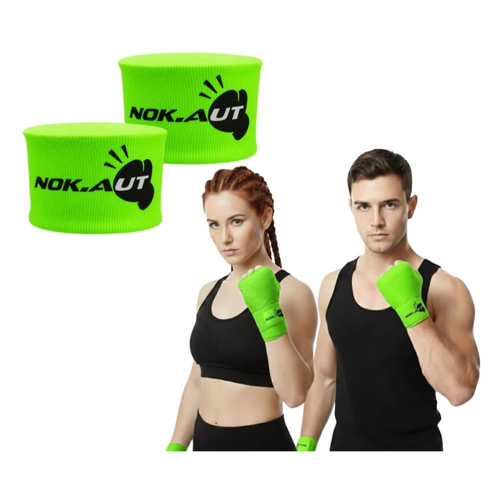 Bandagem Elástica 5m Ajustável Velcro Boxe Muay Thai Nokaut